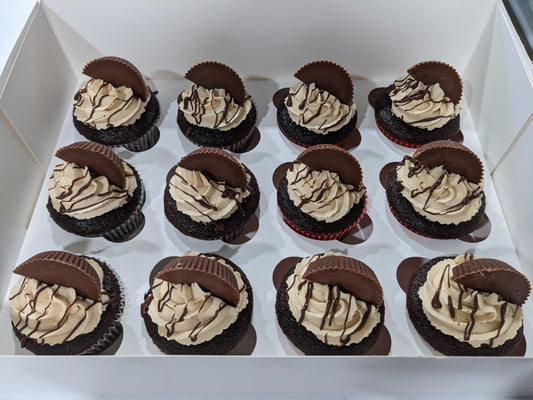 Chocolate Peanut Butter Cupcakes